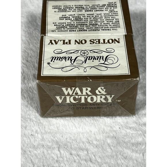 Vintage 1987 Horn Abbot Trivial Pursuit War & Victory Mini Pack Expansion Box - Picture 6 of 10